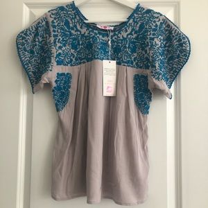 Embroidered top